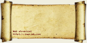 Lana Aćimović vizit kartica